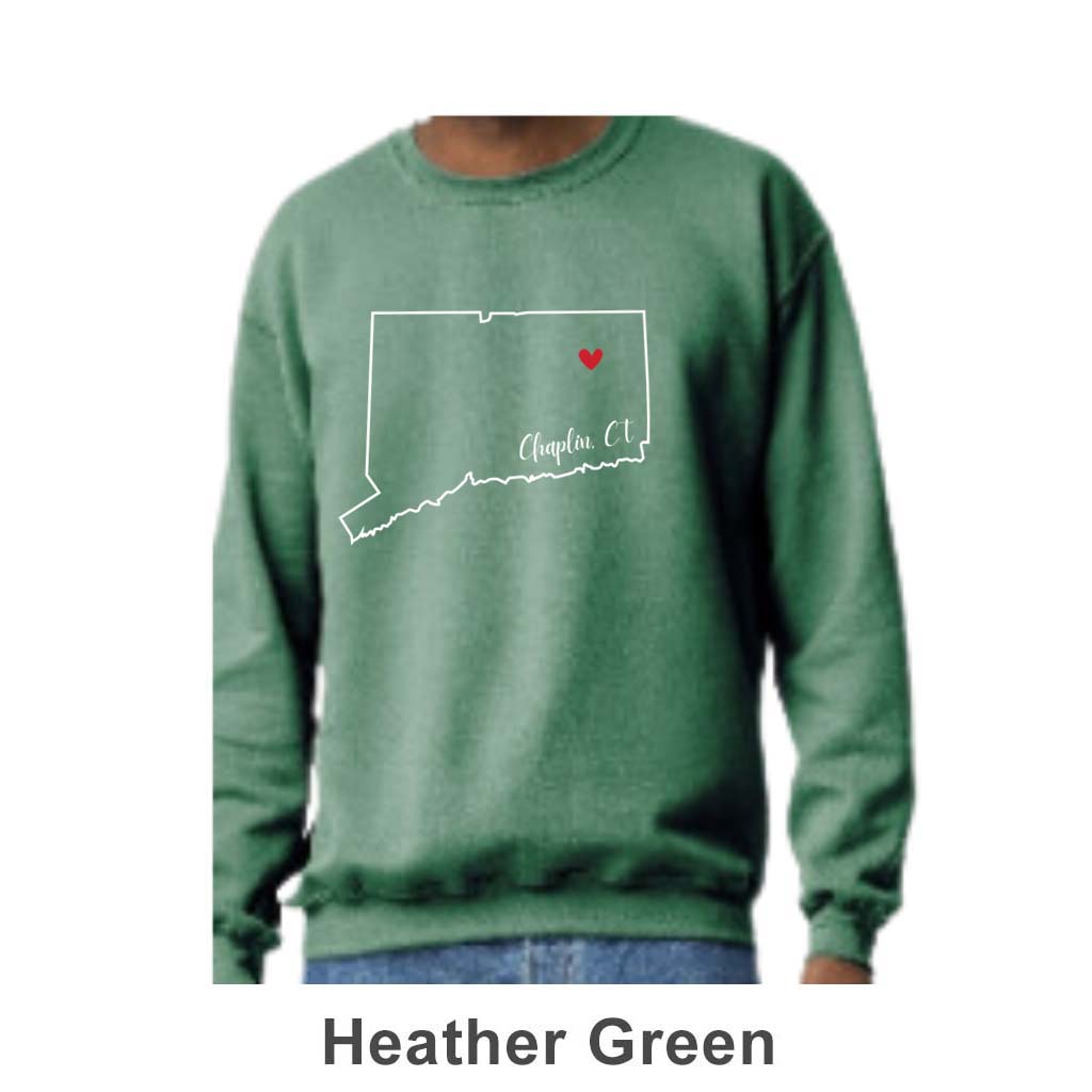 Chaplin CT Design on Adult Unisex Crewneck