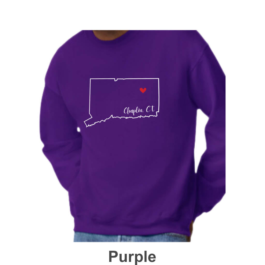 Chaplin CT Design on Adult Unisex Crewneck