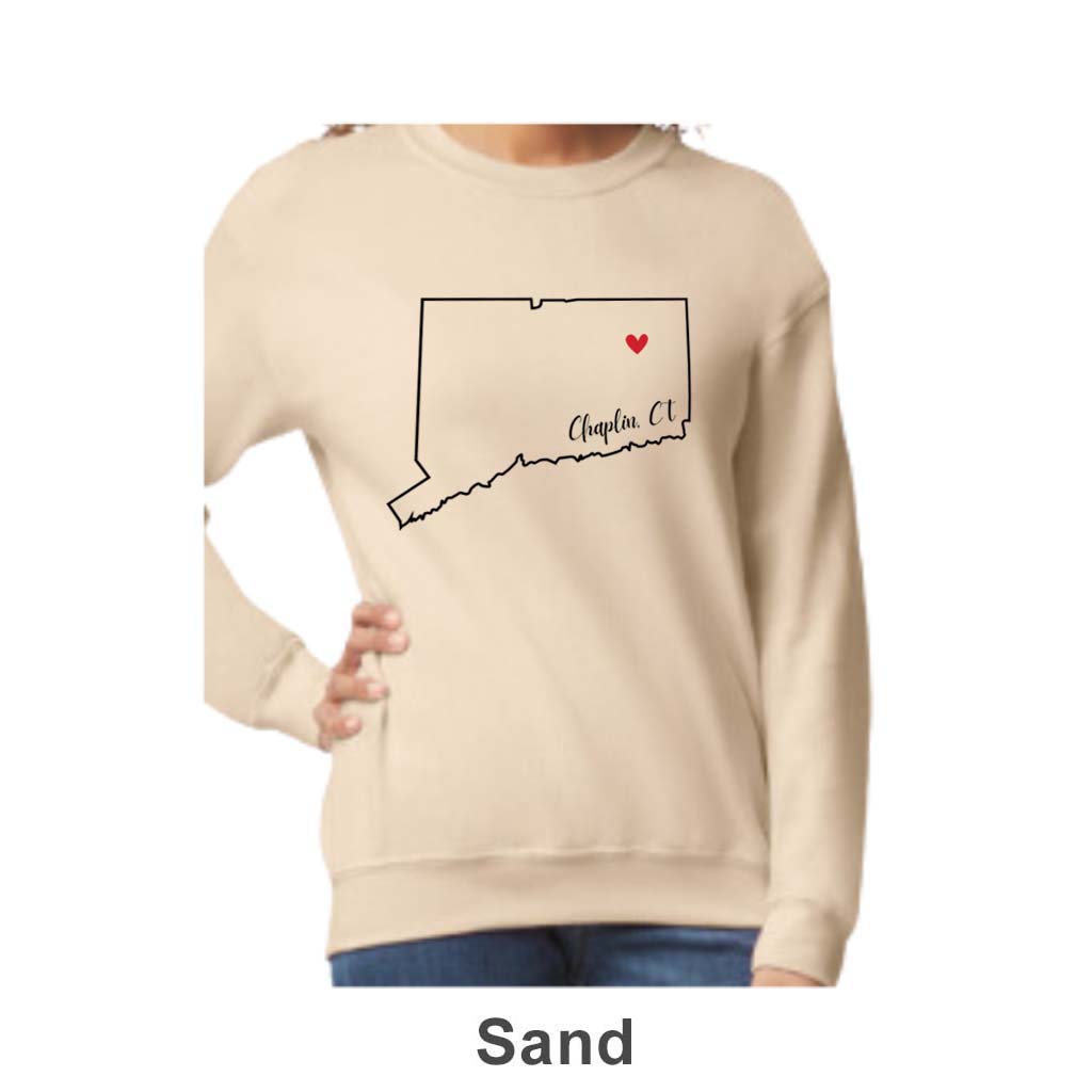 Chaplin CT Design on Adult Unisex Crewneck