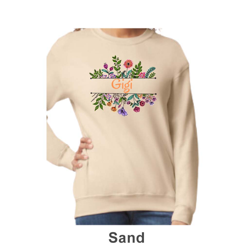 Gigi Design on Adult Unisex Crewneck