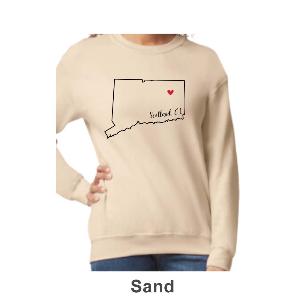 Scotland CT Design on Adult Unisex Crewneck