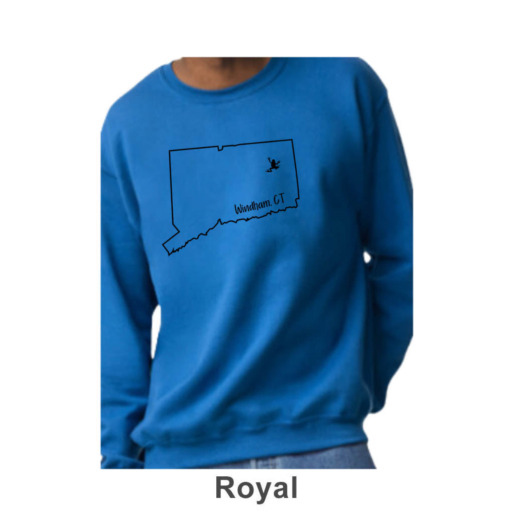 Windham CT Design on Adult Unisex Crewneck