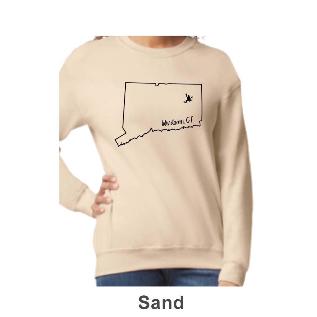 Windham CT Design on Adult Unisex Crewneck