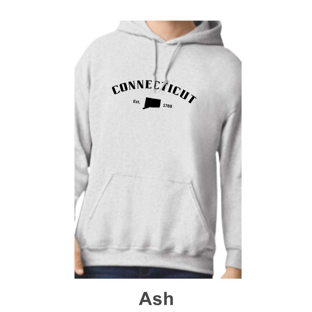 Connecticut Design on Adult Unisex Hoodie