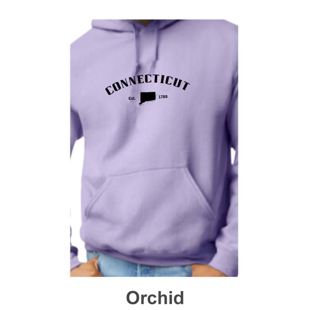 Connecticut Design on Adult Unisex Hoodie