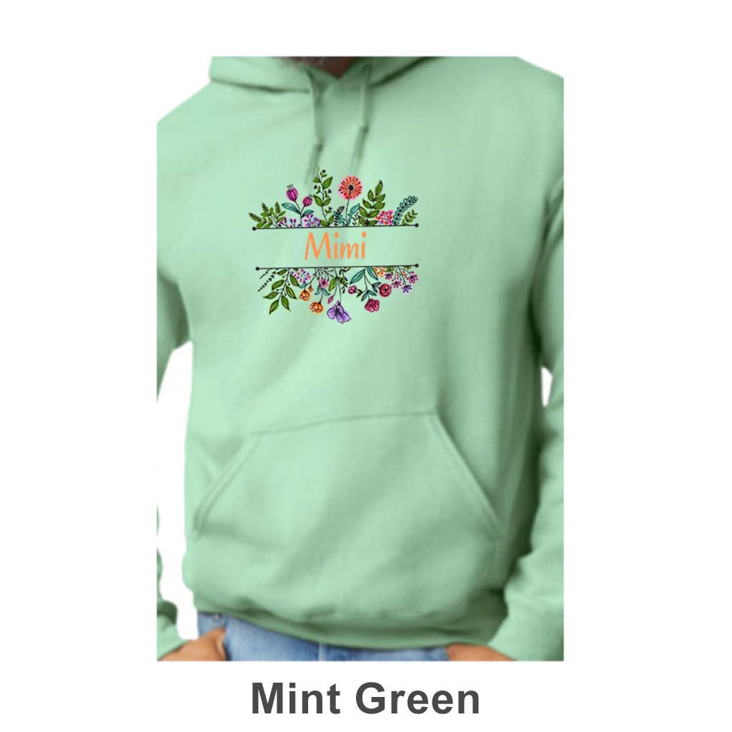 Mimi Design on Adult Unisex Hoodie