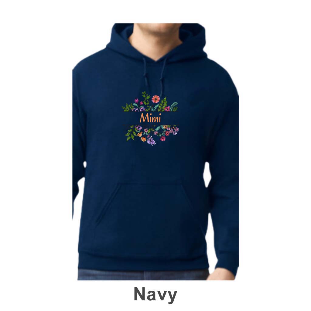 Mimi Design on Adult Unisex Hoodie