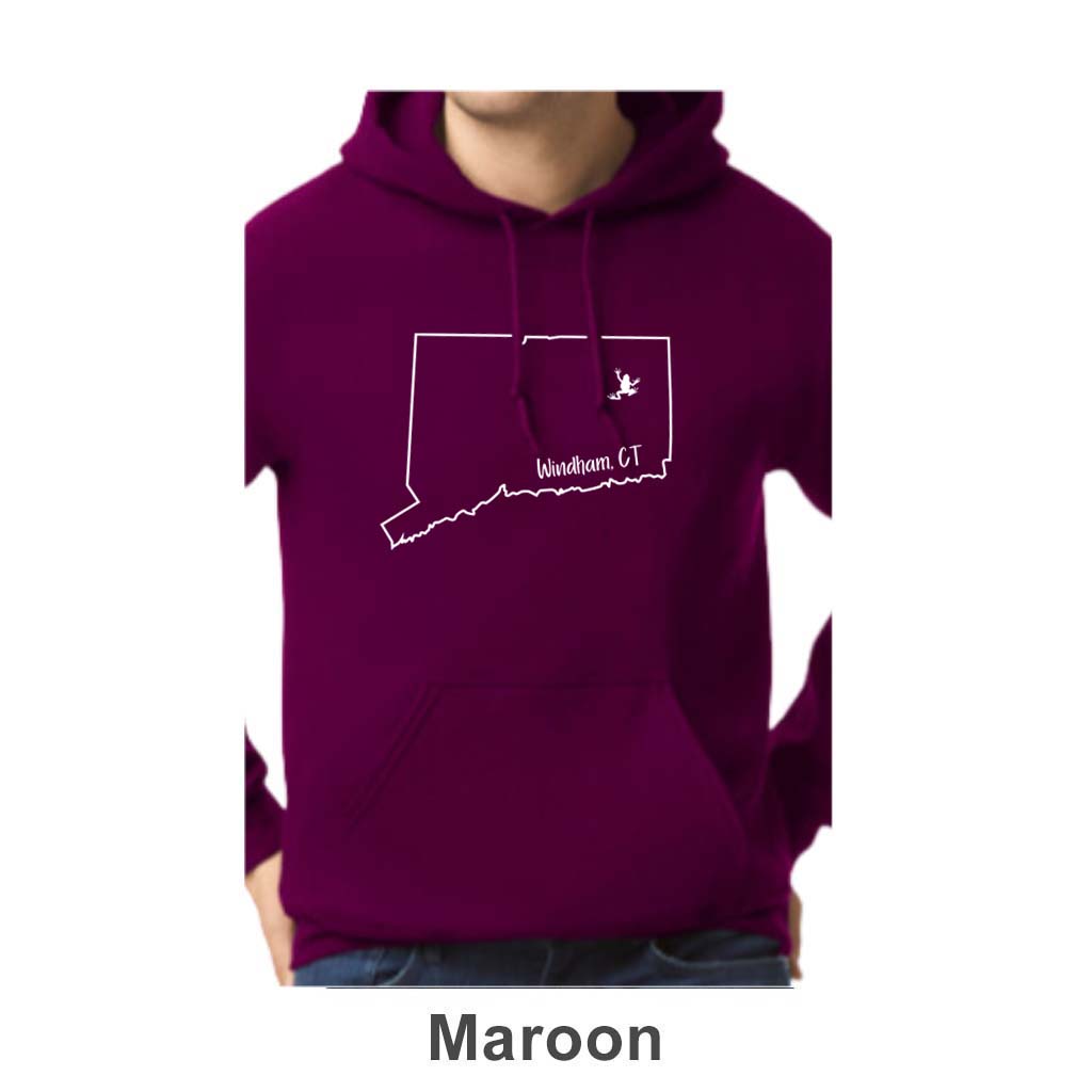 Windham CT Design on Adult Unisex Hoodie