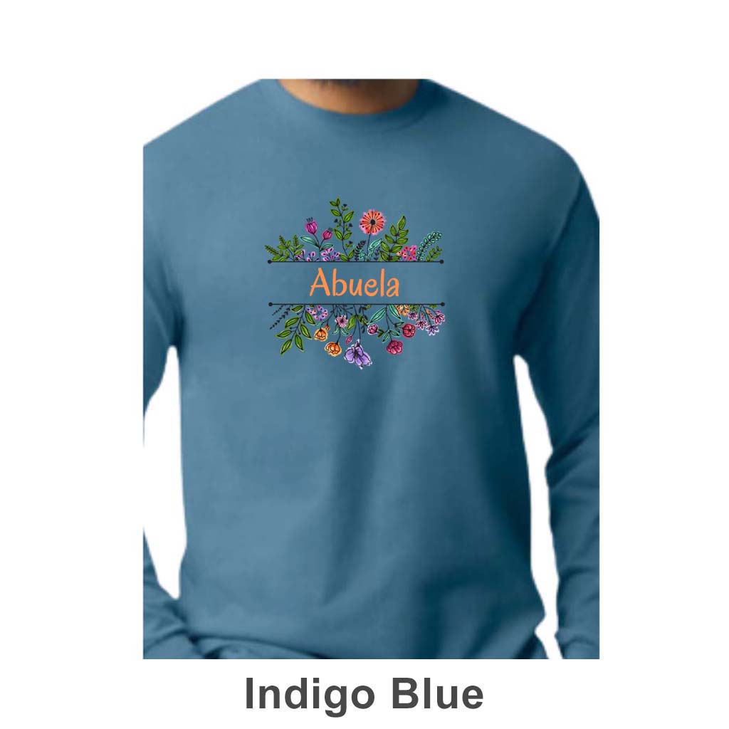 Abuela Design on Adult Unisex Long Sleeve Shirt