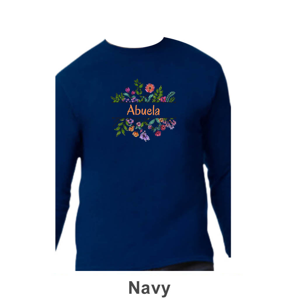 Abuela Design on Adult Unisex Long Sleeve Shirt