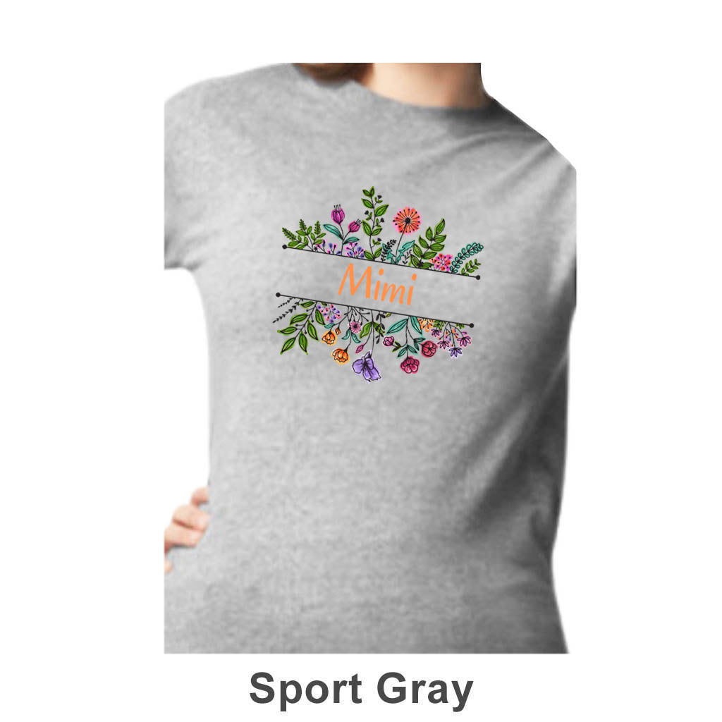 Mimi Design on Adult Unisex Long Sleeve Shirt