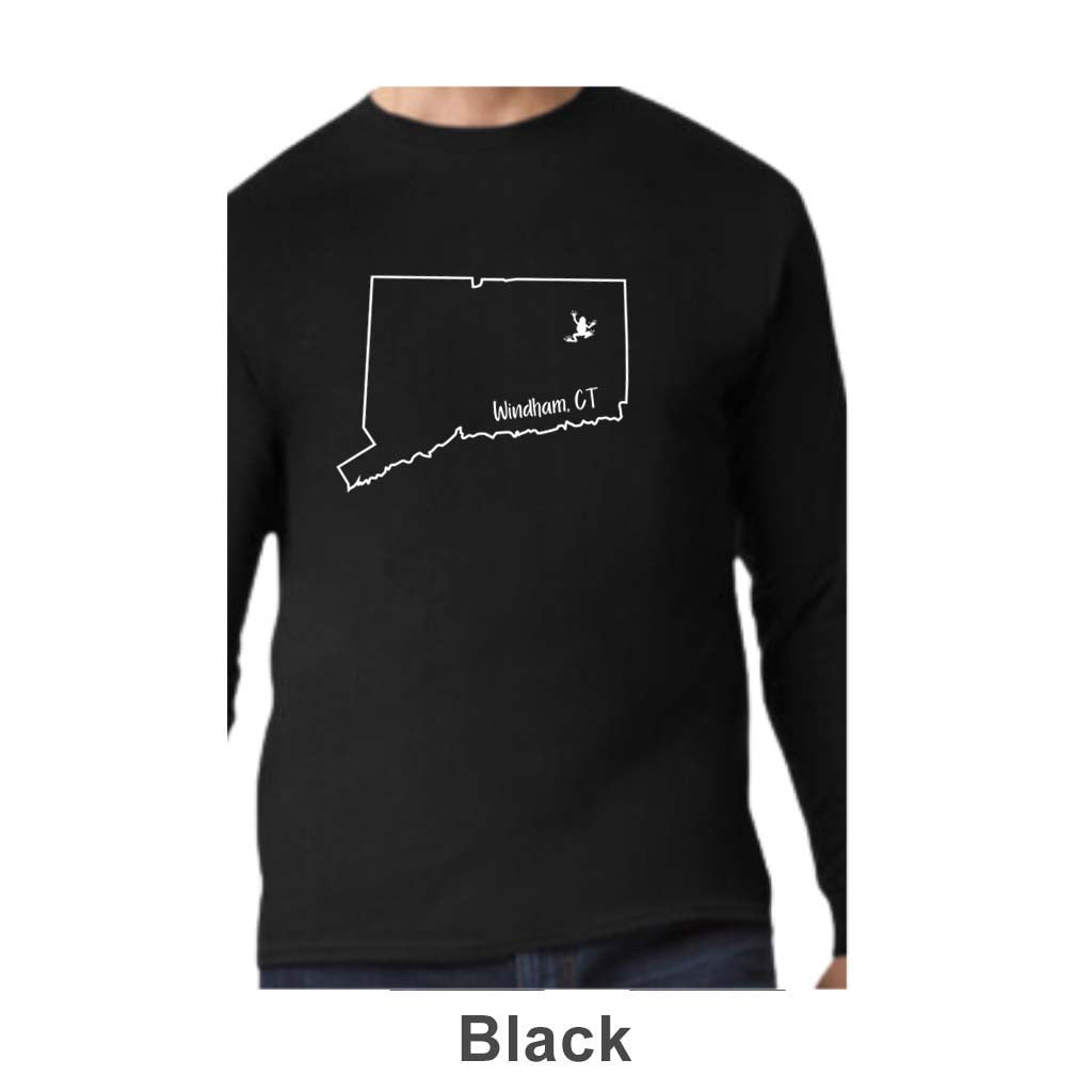 Windham CT Design on Adult Unisex Long Sleeve Shirt