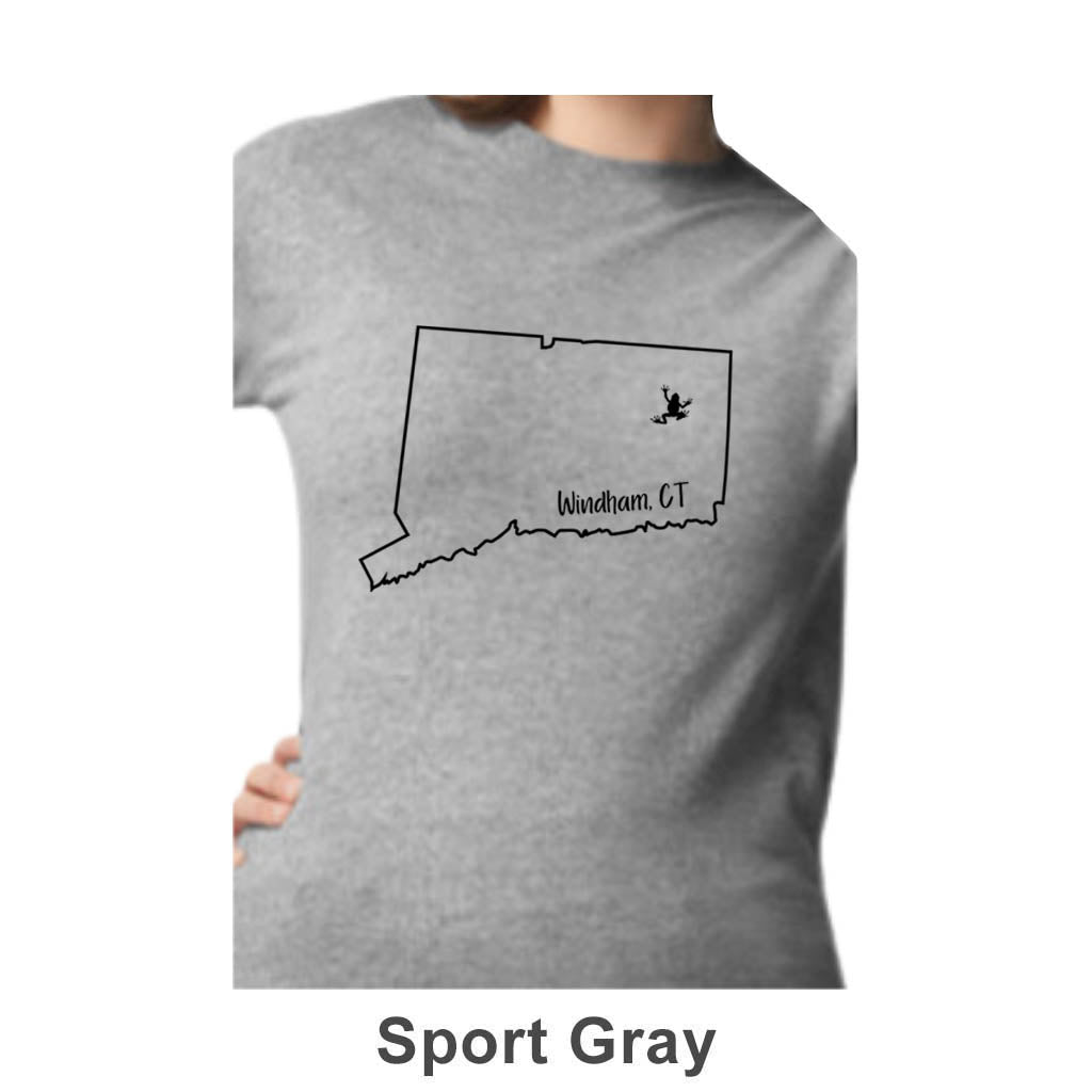 Windham CT Design on Adult Unisex Long Sleeve Shirt