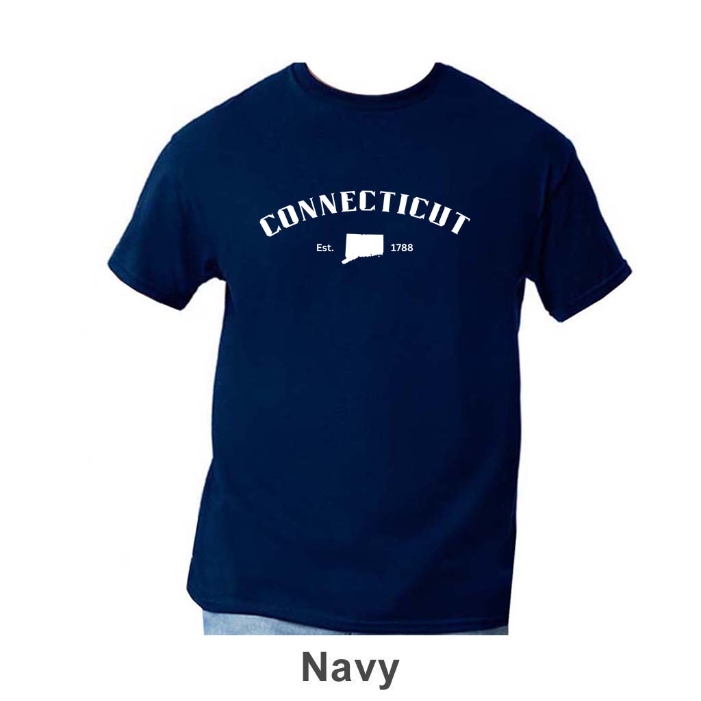Connecticut Design on Adult Unisex T-Shirt