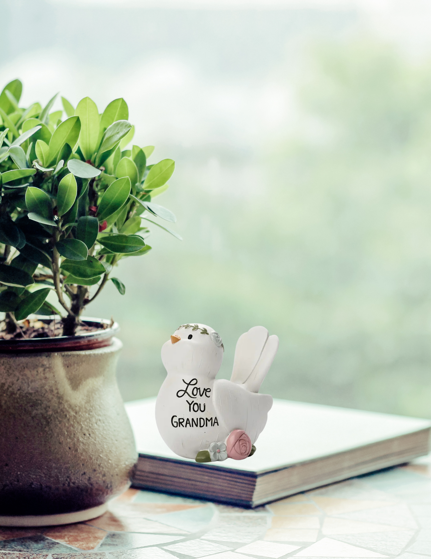 Graceful Sentiments Bird - Grandma Figurine