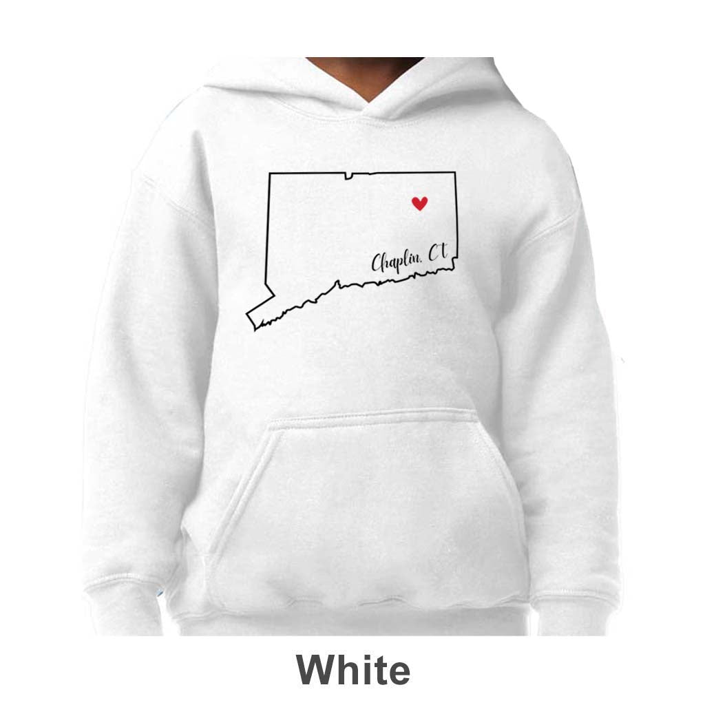 Chaplin CT Design on Youth Hoodie