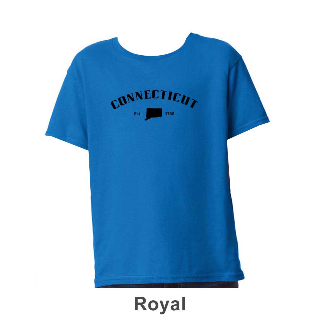 Connecticut Design on Youth T-Shirt