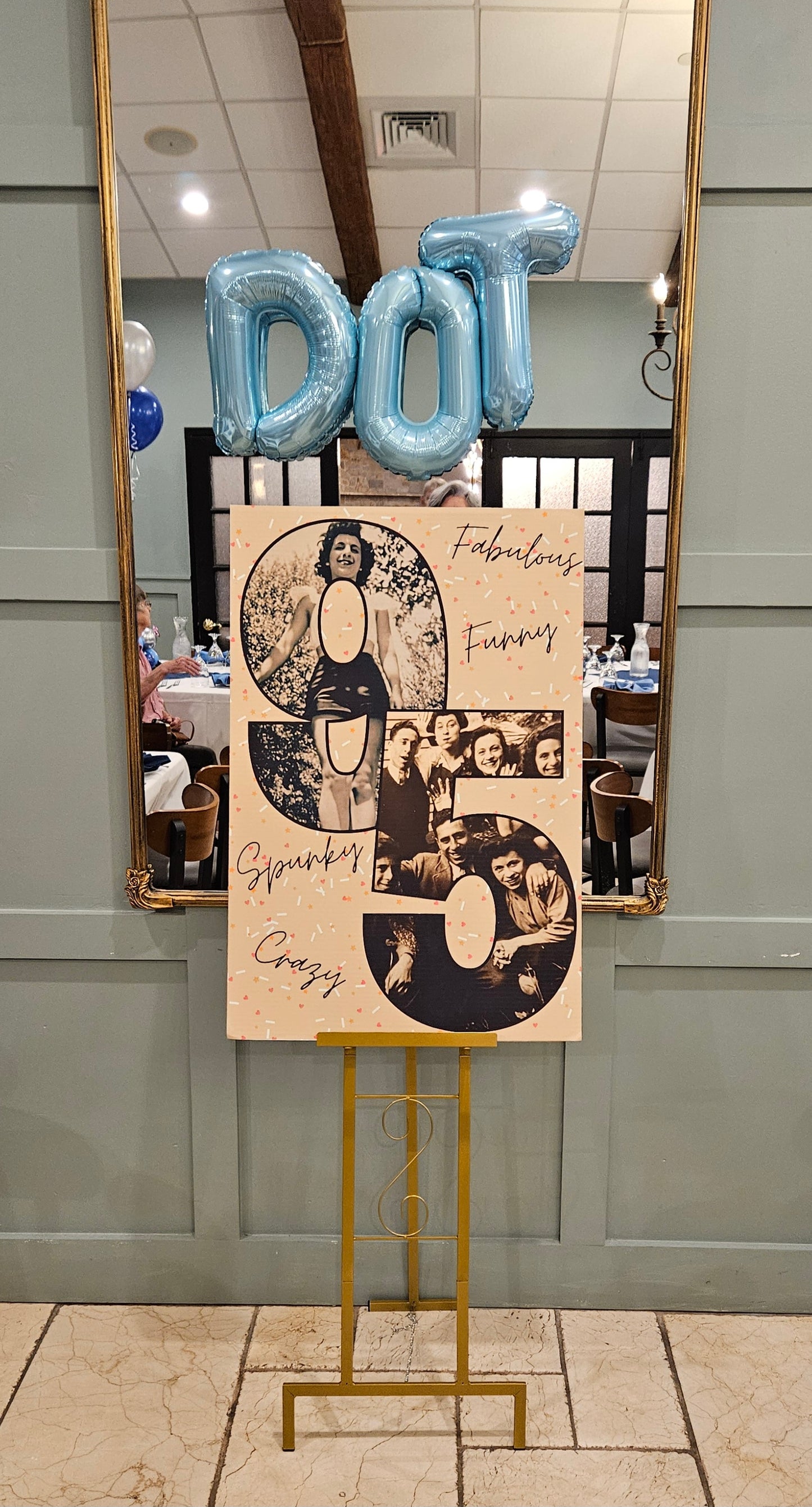 Special Order Welcome Sign with Balloons