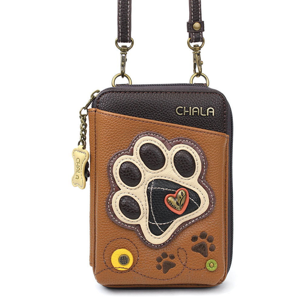 Chala Wallet Crossbody - Paw Print