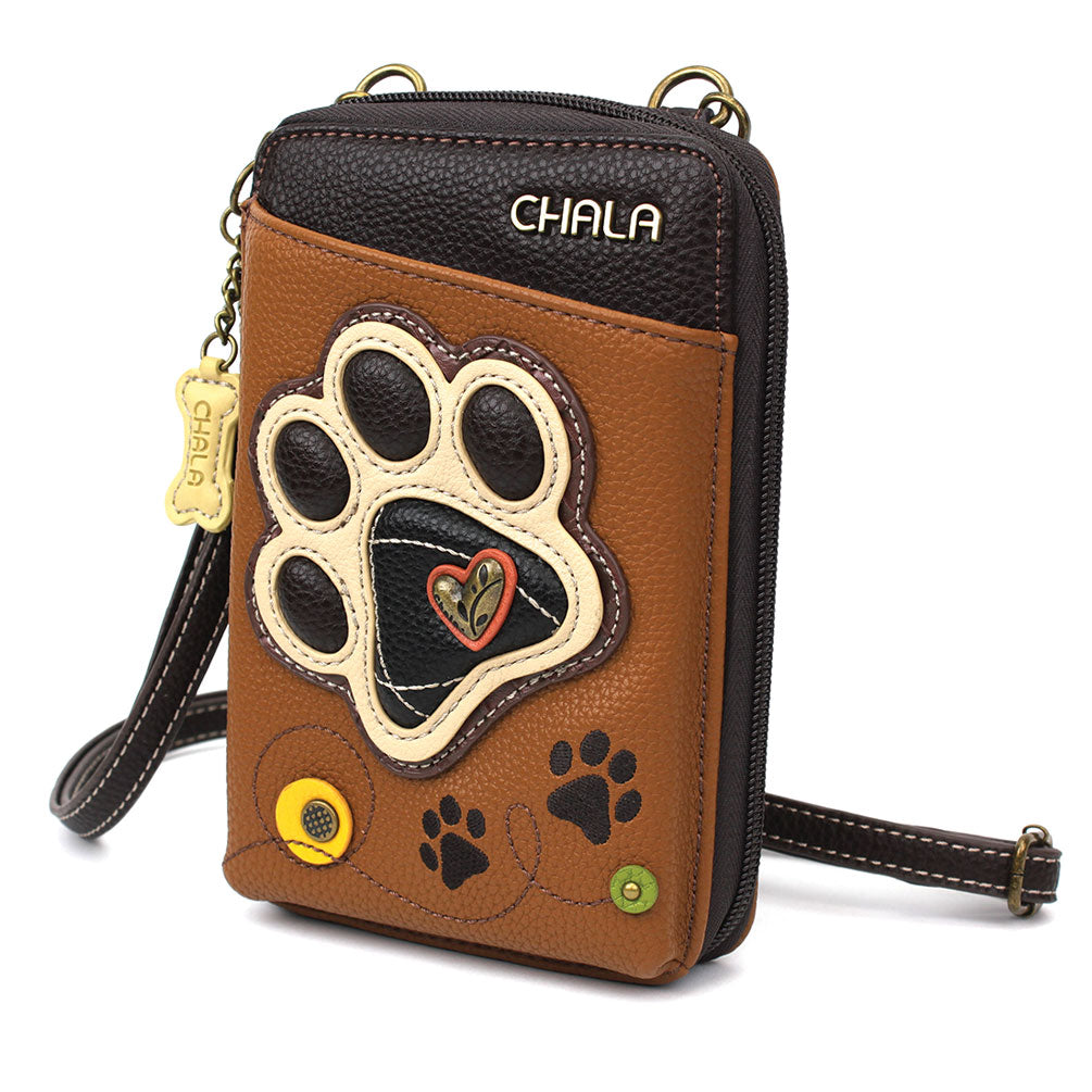 Chala Wallet Crossbody - Paw Print