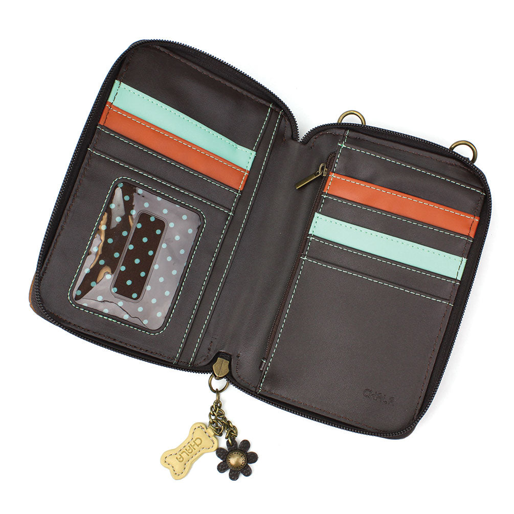 Chala Wallet Crossbody - Paw Print