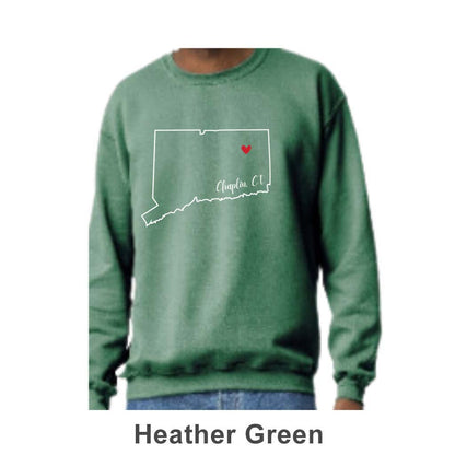 Chaplin CT Design on Adult Unisex Crewneck