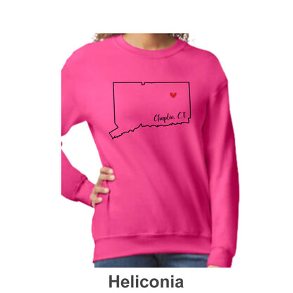 Chaplin CT Design on Adult Unisex Crewneck