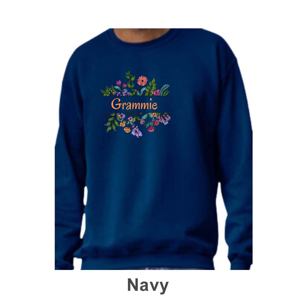 Grammie Design on Adult Unisex Crewneck