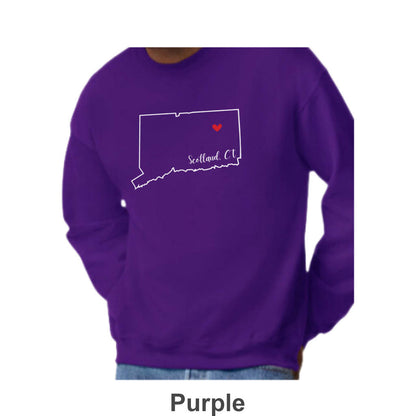 Scotland CT Design on Adult Unisex Crewneck