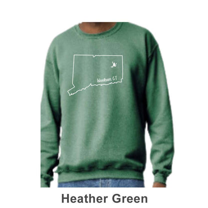 Windham CT Design on Adult Unisex Crewneck