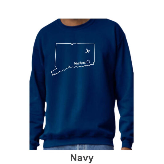 Windham CT Design on Adult Unisex Crewneck
