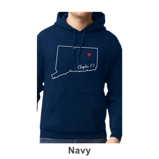 Chaplin CT Design on Adult Unisex Hoodie