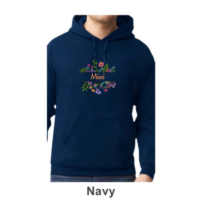 Mimi Design on Adult Unisex Hoodie