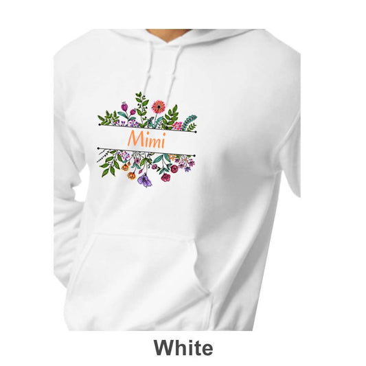 Mimi Design on Adult Unisex Hoodie