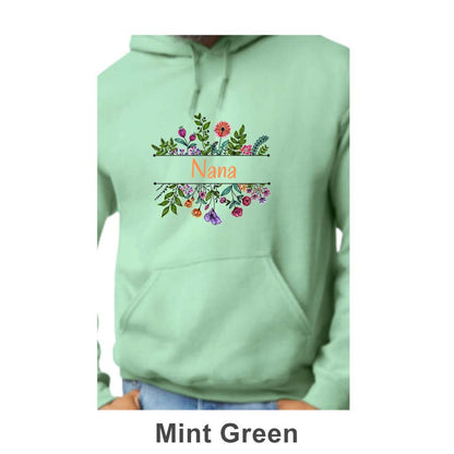 Nana Design on Adult Unisex Hoodie