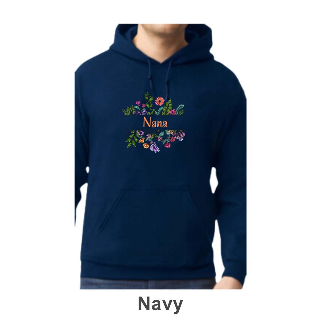 Nana Design on Adult Unisex Hoodie