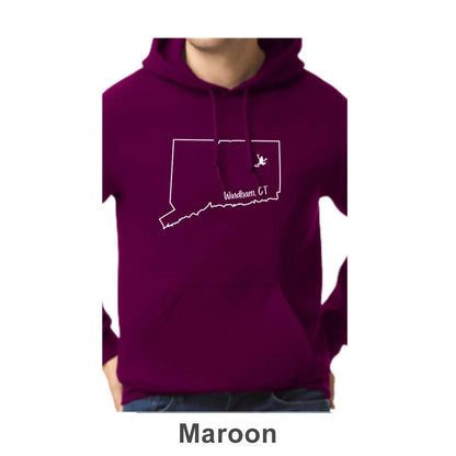 Windham CT Design on Adult Unisex Hoodie