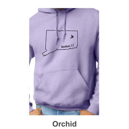 Windham CT Design on Adult Unisex Hoodie
