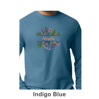 Abuela Design on Adult Unisex Long Sleeve Shirt