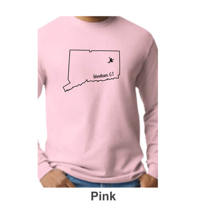 Windham CT Design on Adult Unisex Long Sleeve Shirt