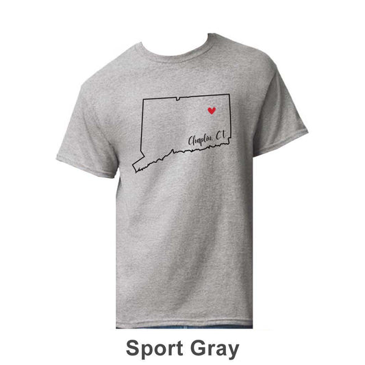 Chaplin CT Design on Adult Unisex T-Shirt
