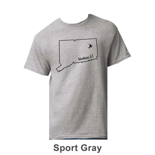 Windham CT Design on Adult Unisex T-Shirt