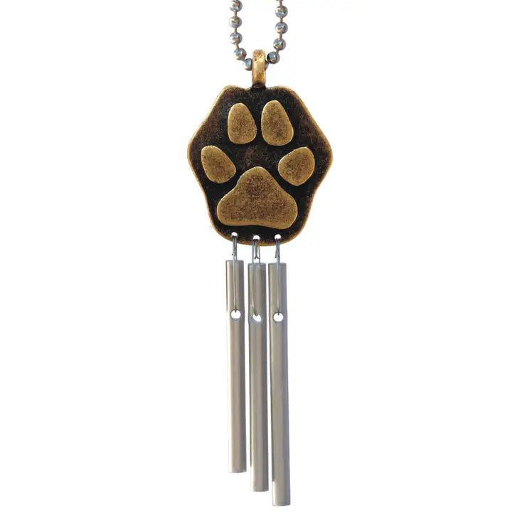 Musical Car Chime - Paw Print