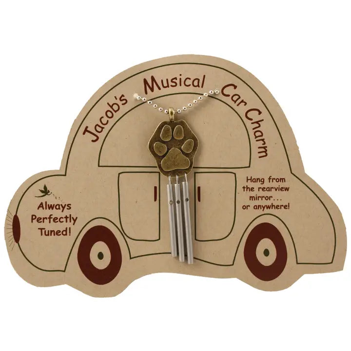 Musical Car Chime - Paw Print