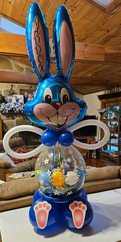 Easter balloon gift with plush and candy Eastern CT