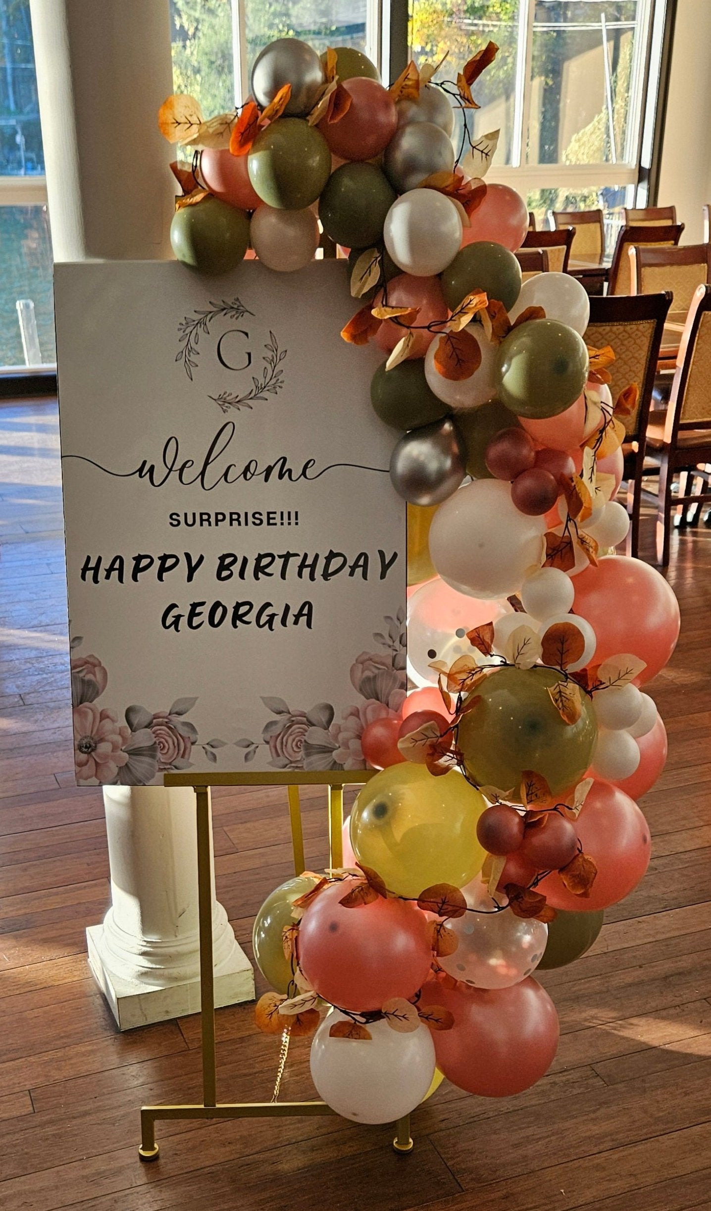 Custom Balloon Entrance Signs