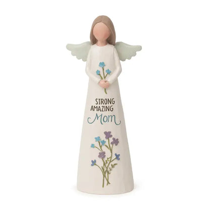 Fresh Flowers - Mom Angel Figurine