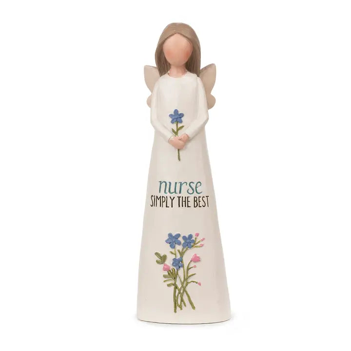 Fresh Flowers - Nurse Angel Figurine
