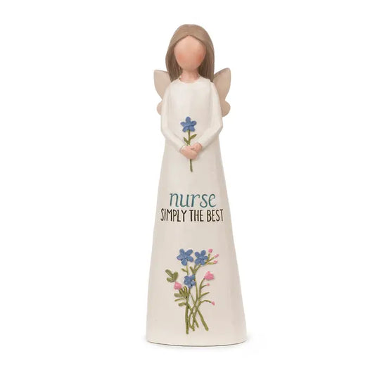 Fresh Flowers - Nurse Angel Figurine