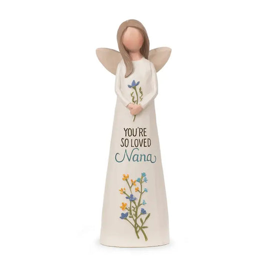 Fresh Flowers – Nana Angel Figurine